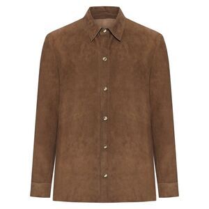 Salvatore Santoro Men Suede Overshirt